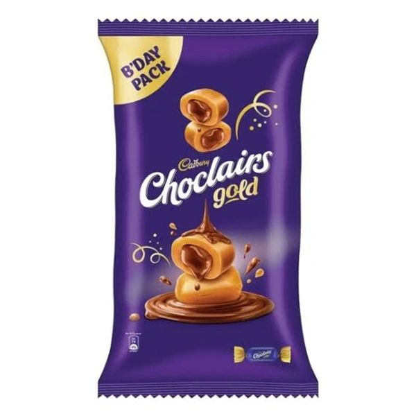 Cadbury Choclairs Gold Chocolate Pouch  - 120rs
