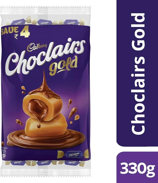 Cadbury Choclairs Gold Chocolate Pouch  - 120rs