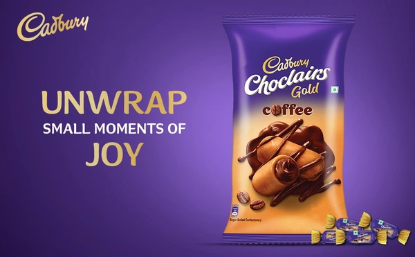 Cadbury Choclairs Gold Chocolate Pouch  - 120rs