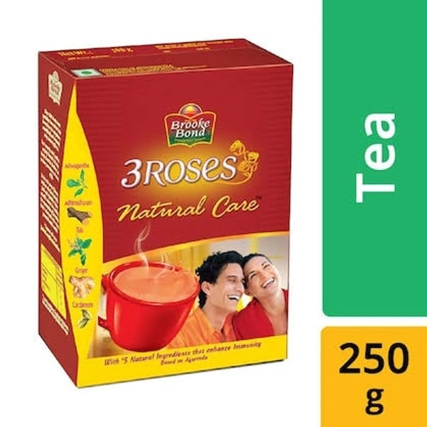 Brooke Bond 3 Roses, Natural Care Flavoured Tea - 250g