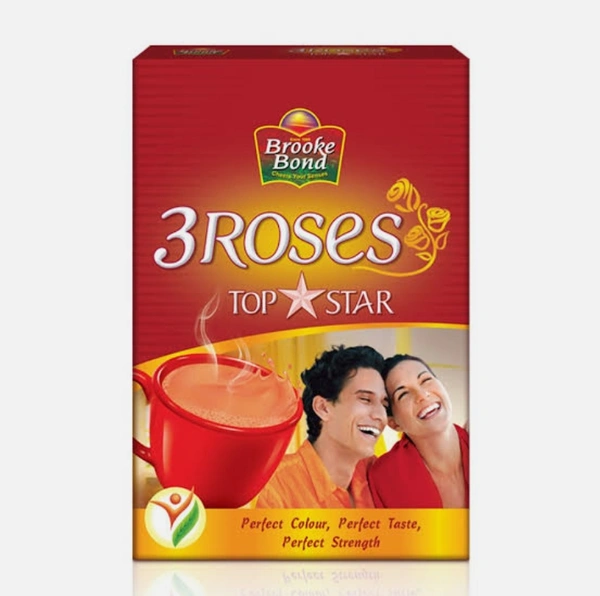 Brooke Bond 3 Roses Top Star Tea Powder - 100g