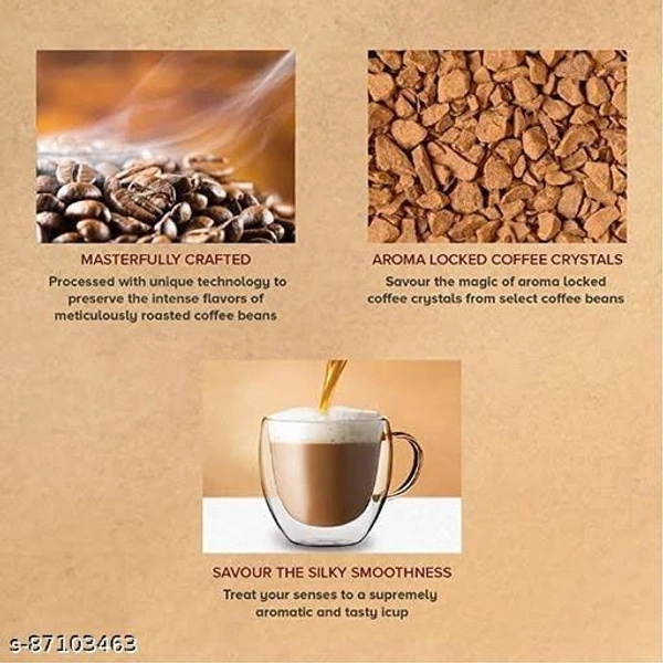 Bru Tripti Blens Instant The Strong Coffee Taste| Coffee Powder Pouch - 200g