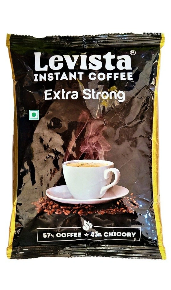 Levista Instant Coffee Extra Strong |Coffee 57% Chicory 43% - 200g