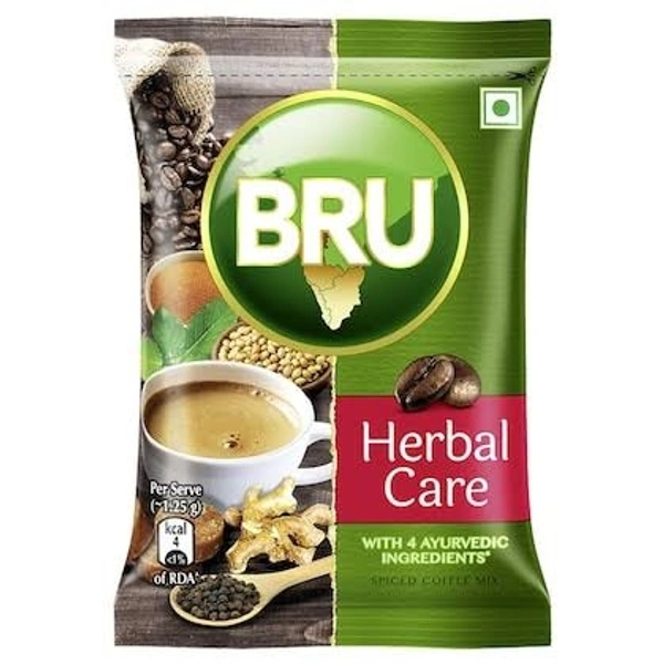 Bru Herbal Care With Ayurvedic Ingredients|Coffee Powder Packet - 50g