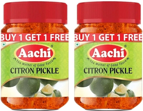 Aachi Citron Pickle (Buy 1 Get 1 Free) - 200g+200g