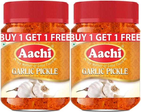 Aachi Garlic Pickle (Buy 1 Get 1 Free) - 200g+200g