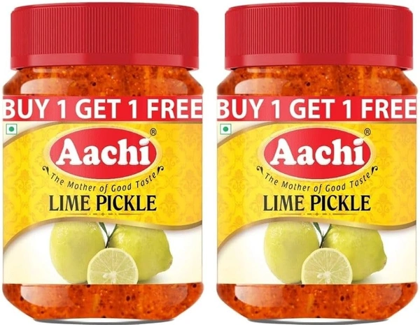 Aachi Lime Pickle (Buy 1 Get 1 Free) - 200g+200g