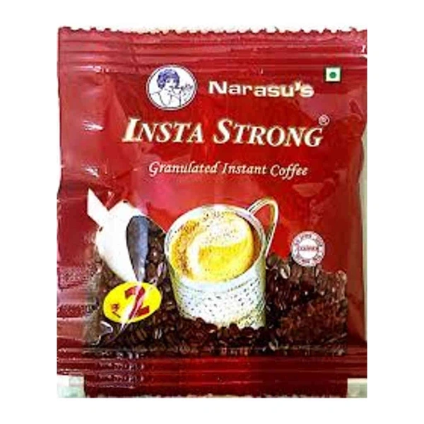 Narasu's Insta Strong Granulated Instant Coffee Packet - 2rs(Pack Of 12pcs)