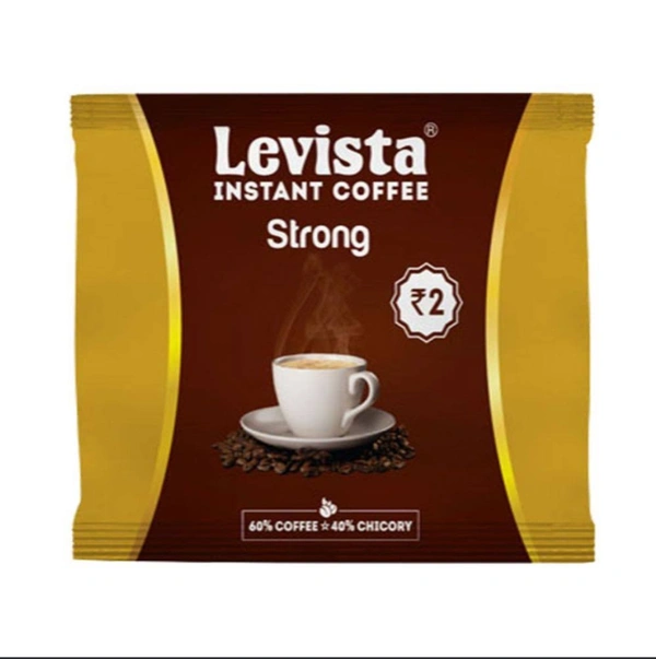 Levista Instant Coffee Strong| Coffee Powder Packet  - 2rs(pack Of 12pcs)