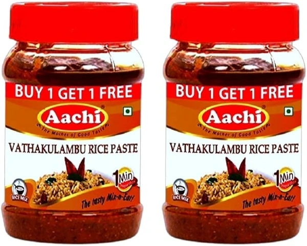 Aachi Vathakulambu Rice Paste - 180g(Buy 1 Get 1 Free)