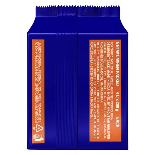 Surf Excel Stain Eraser Detergent Cake - 200g Pack Of 4