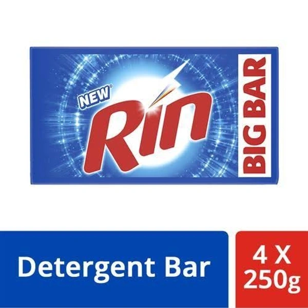 Rin Detergent Cake - 4 Pack Of 250g