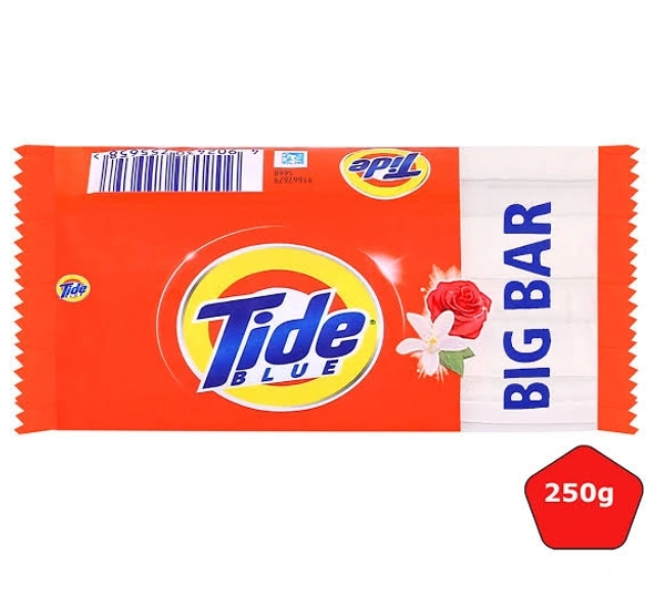 Tide White Detergent Cake  - 250g(Big Bar)