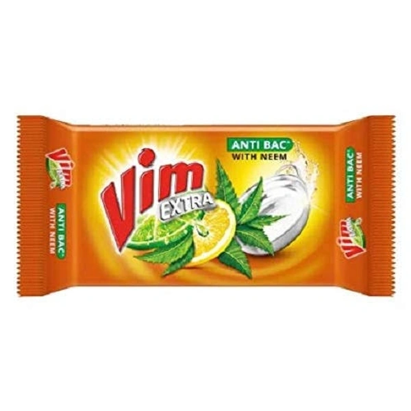 Vim Extra Anti Bac With Neem Dishwash Bar - 250g