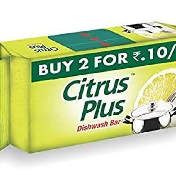 Citrus Plus Dishwash Bar - 10rs(Buy 1 Get 1 Free)