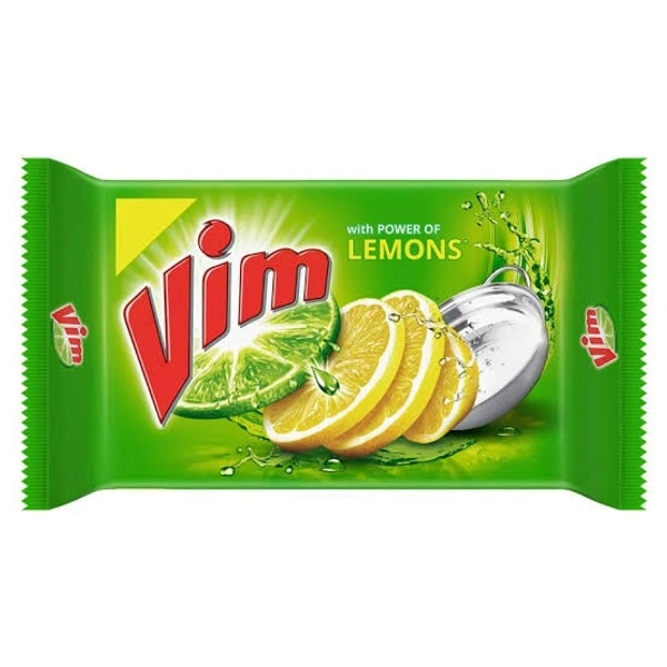 Vim With Power Of Lemons Dishwash Bar - 10rs