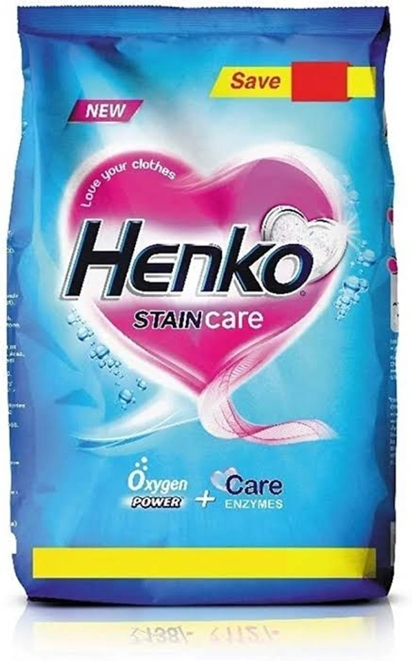 Henko Stain Care Detergent Powder  - 1kg(Pouch)