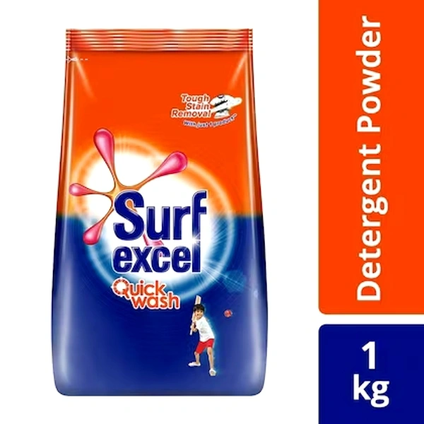 Surf Excel Quick Wash Detergent Powder  - 1kg