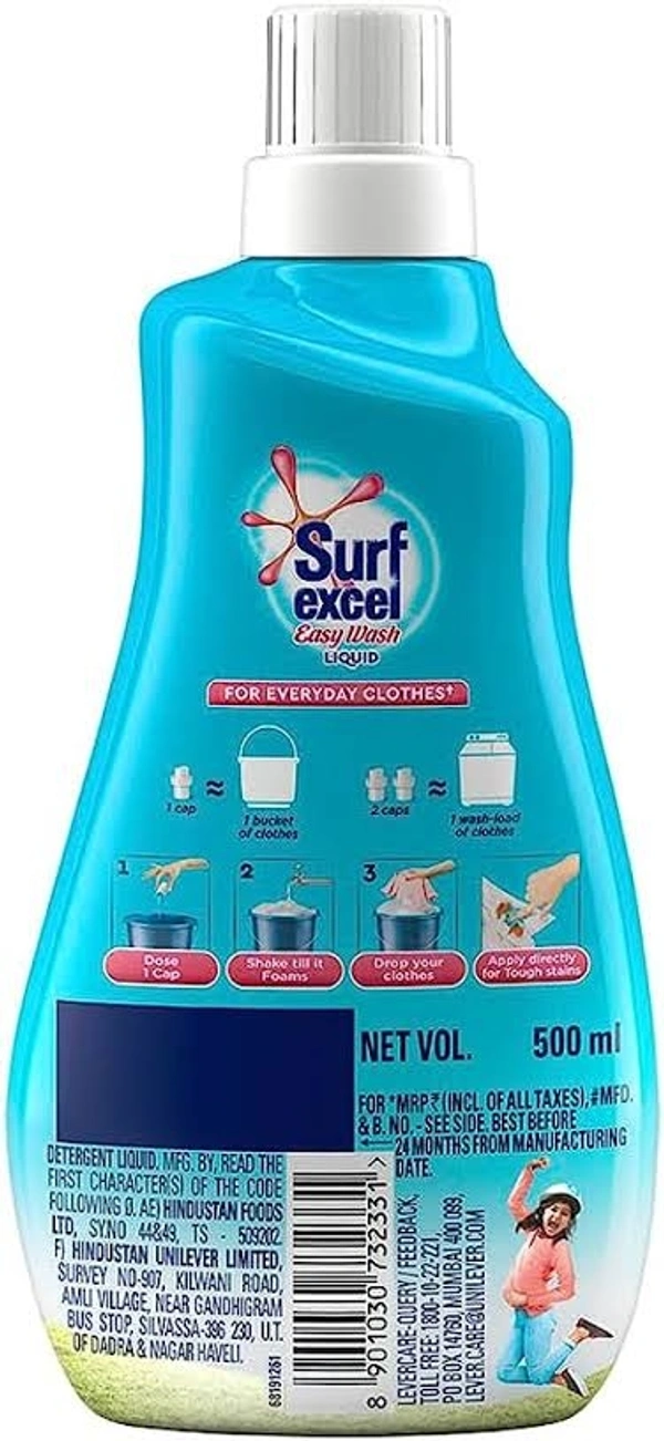 Surf Excel Easy Wash Liquid - 500ml