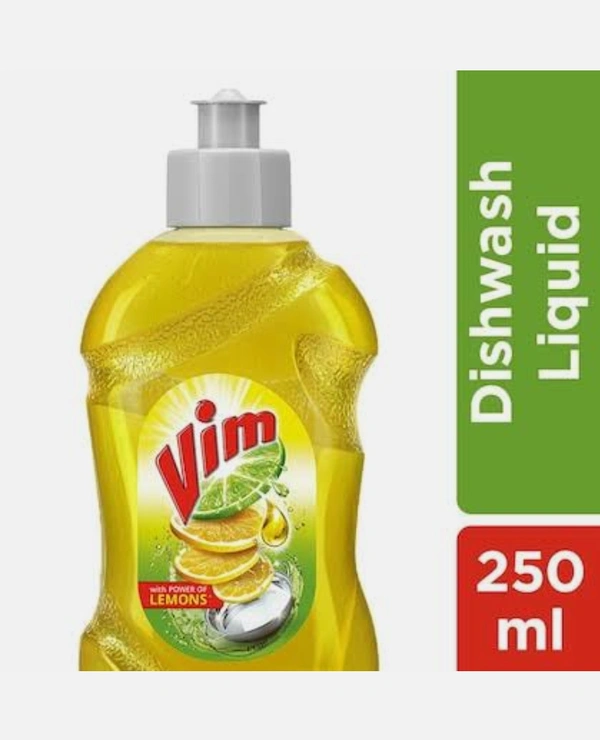Vim With Power Of Lemons Dishwash Gel - 250ml