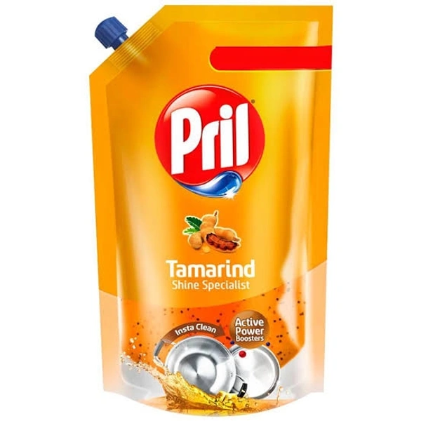 Pril Tamarind Shone Specialist Dishwash Liquid Pouch - 20rs