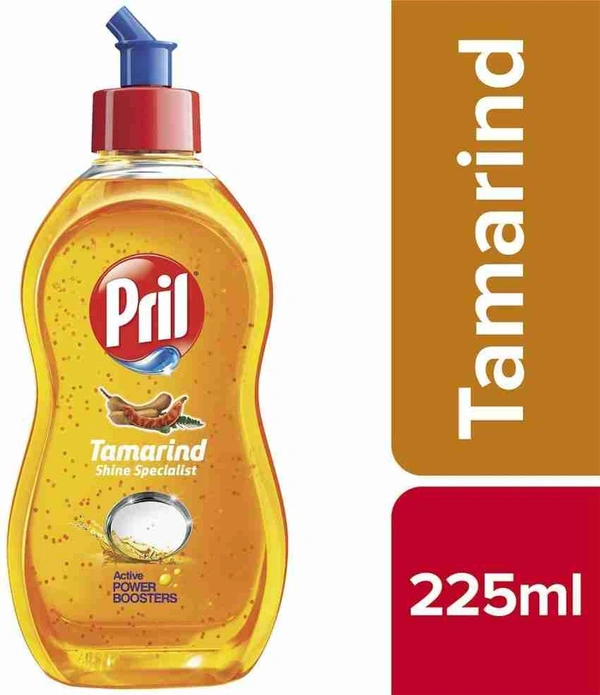 Pril Tamarind Shone Specialist Dishwash Liquid Bottle - 225ml