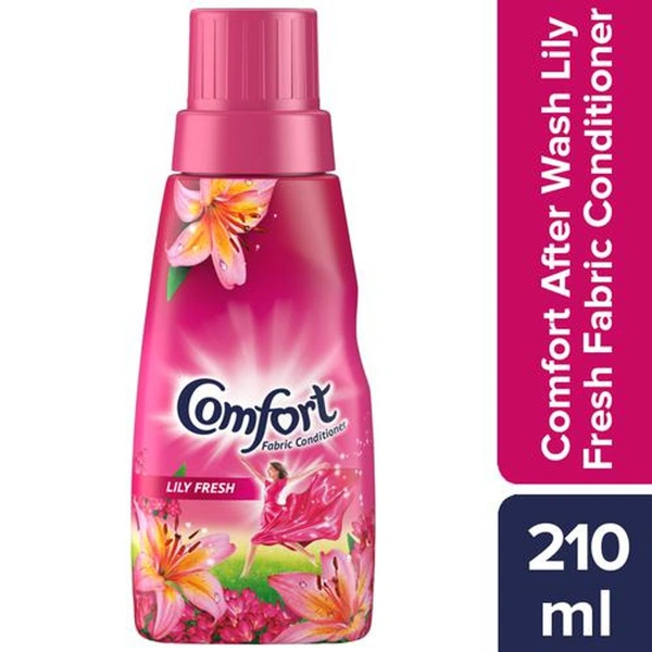 Comfort After Wash Lily Fresh Fabric Conditioner Bottle - 210ml