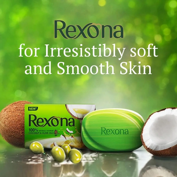 Rexona Silky Soft Skin Coconut & Olive Oil Soap - 150g