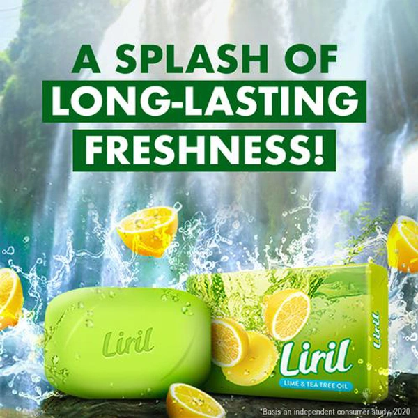 Liril Lemon & Tea Tree Soap  - 125g