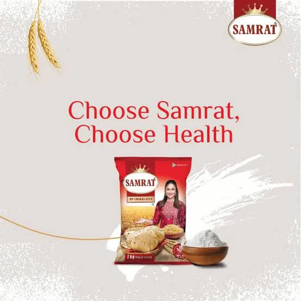 Samrat Wheat Flour (Atta) - 1/2 Kg