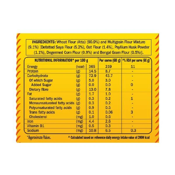 Aashirvaad Atta with Multigrains |  The High Fibre Atta - 1kg