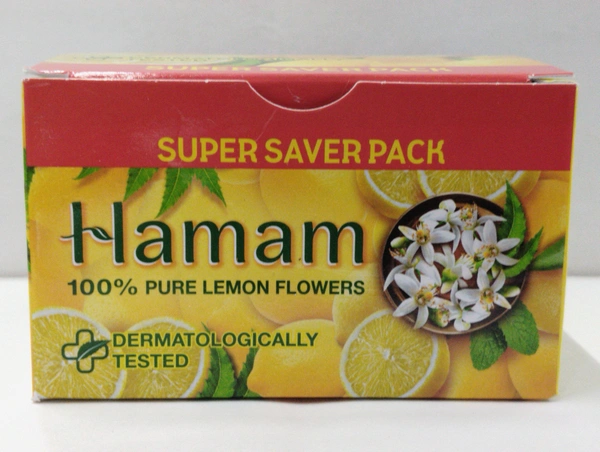 Hamam 100% Pure Lemon Flower  - 3 X 150g (Super Saver Pack)