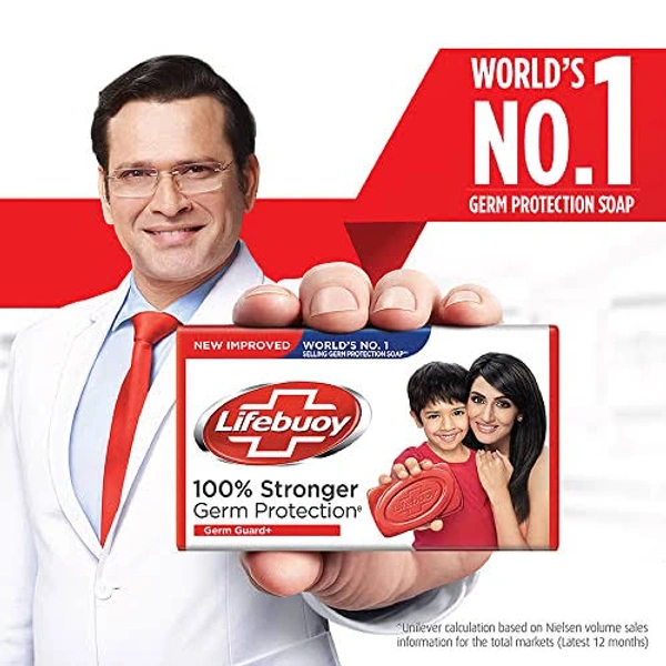 Lifebuoy With Neem & Aloe | Germ Guard Soap - 125g
