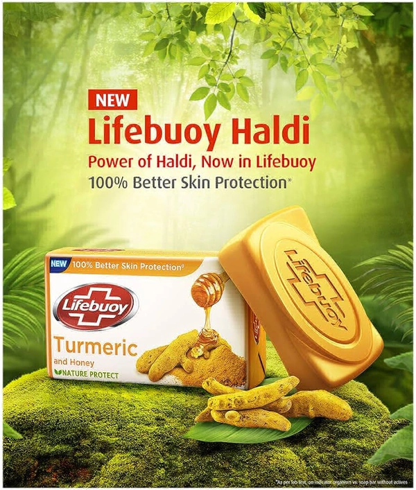 Lifebuoy Turmeric And Honey 100% Better Skin Protection  - 100g