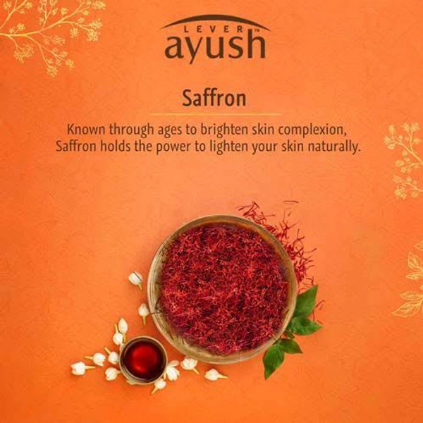 Ayush Natural Glow Saffron Soap - 100g