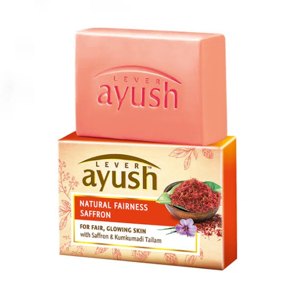 Ayush Natural Glow Saffron Soap - 100g