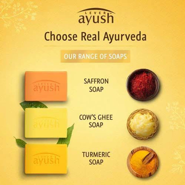 Ayush Natural Glow Saffron Soap - 100g