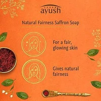 Ayush Natural Glow Saffron Soap - 100g