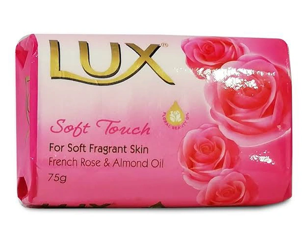 Lux Soft Touch Soap | Rose And Vitamin C+E - 75g