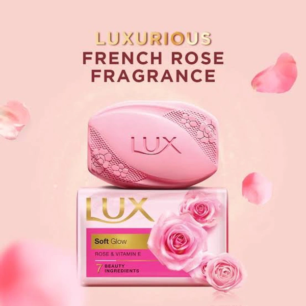 Lux Soft Touch Soap | Rose And Vitamin C+E - 150g