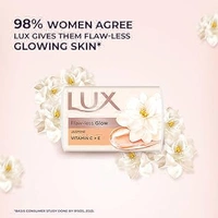 Lux Bright Glow Soap | Jasmine Vitamin C + E  - 10rs