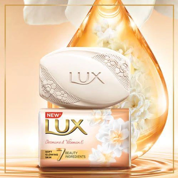 Lux Bright Glow Soap | Jasmine Vitamin C + E  - 10rs