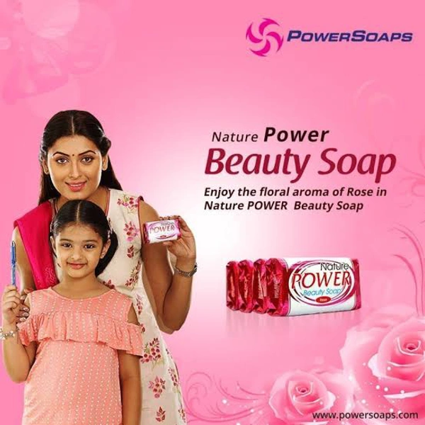 Nature Power Beauty Soap Rose - 125g