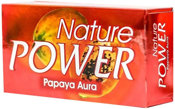 Nature Power Papaya Aura Soap  - 125g
