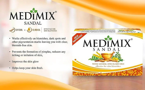 Medimix Sandal And Eladi oils Soap - Buy 3 Get 1 Free