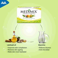 Medimix Transparent | Bathing Bar For dry Skin | With Glycerine and Lakshadi Oil | - 125g