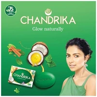 Chandrika Ayurvedic Soap For Problem Free , Glowing Skin  - Buy 3 Get 1 Free