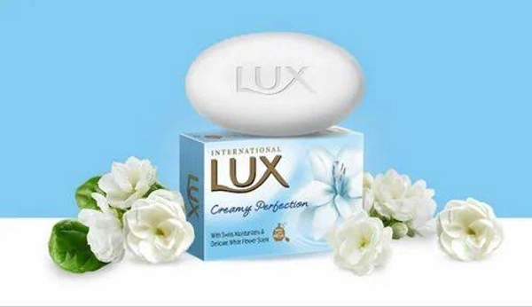 Lux Creamy Perfection Plus | For Smooth Fragrant Skin • White Rose & Swiss Moisturisers  - 125g