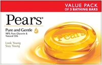 Pears Pure & Gentle With Natural Oils Soap - Value Pack Of 3 Bathing Bars