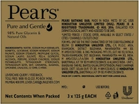 Pears Pure & Gentle With Natural Oils Soap - Value Pack Of 3 Bathing Bars